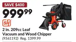 Princess Auto 2 in. 209cc Leaf Vacuum and Wood Chipper offer