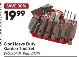 Princess Auto 8 pc Heavy Duty Garden Tool Set offer