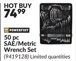 Princess Auto 50 pc SAE/Metric Wrench Set offer