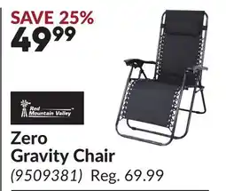 Princess Auto Zero Gravity Chair offer