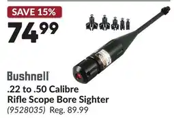 Princess Auto 22 to .50 Calibre Rifle Scope Bore Sighter offer