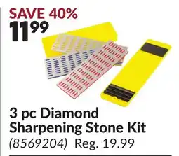 Princess Auto 3 pc Diamond Sharpening Stone Kit offer