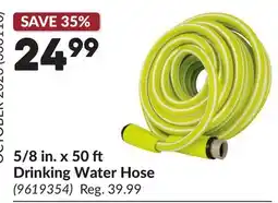 Princess Auto 5/8 in. x 50 ft Drinking Water Hose offer
