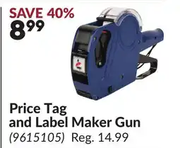 Princess Auto Price Tag and Label Maker Gun offer