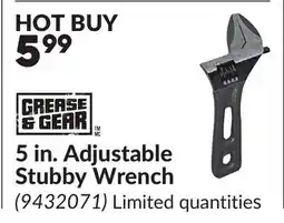 Princess Auto 5 in. Adjustable Stubby Wrench offer