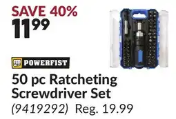 Princess Auto 50 pc Ratcheting Screwdriver Set offer