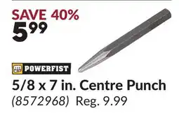 Princess Auto 5/8 x 7 in. Centre Punch offer