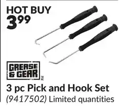 Princess Auto 3 pc Pick and Hook Set offer