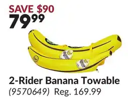 Princess Auto 2-Rider Banana Towable offer
