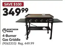 Princess Auto 4-Burner Gas Griddle offer
