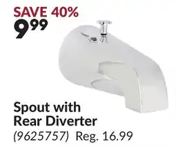 Princess Auto Spout with Rear Diverter offer