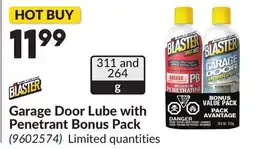 Princess Auto Garage Door Lube with Penetrant Bonus Pack offer