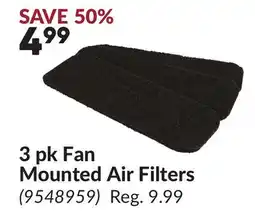 Princess Auto 3 pk Fan Mounted Air Filters offer