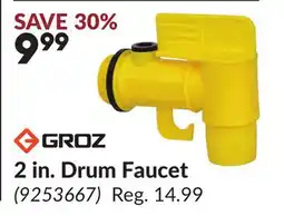 Princess Auto 2 in. Drum Faucet offer