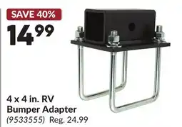Princess Auto 4 x 4 in. RV Bumper Adapter offer