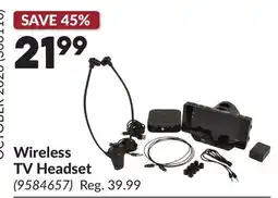 Princess Auto Wireless TV Headset offer