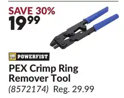 Princess Auto PEX Crimp Ring Remover Tool offer