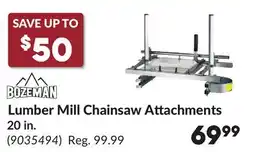 Princess Auto Lumber Mill Chainsaw Attachments offer