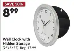 Princess Auto Wall Clock with Hidden Storage offer