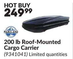Princess Auto 200 lb Roof-Mounted Cargo Carrier offer