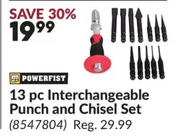 Princess Auto 13 pc Interchangeable Punch and Chisel Set offer
