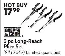 Princess Auto 3 pc Long-Reach Plier Set offer