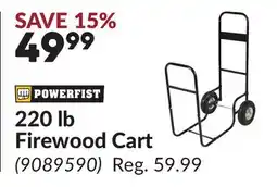 Princess Auto 220 lb Firewood Cart offer