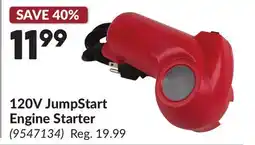 Princess Auto 120V JumpStart Engine Starter offer