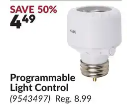 Princess Auto Programmable Light Control offer