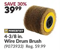 Princess Auto 4-3/8 in. Wire Drum Brush offer