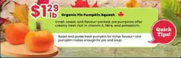 Healthy Planet Organic Pie Pumpkin Squash offer