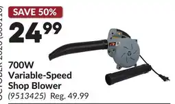 Princess Auto 700W Variable-Speed Shop Blower offer