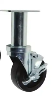 Princess Auto 4 in. Extended Swivel Plate Casters With Brake offer