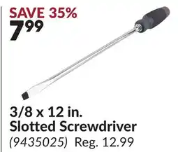 Princess Auto 3/8 x 12 in. Slotted Screwdriver offer
