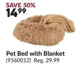 Princess Auto Pet Bed with Blanket offer