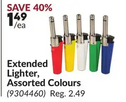 Princess Auto Extended Lighter, Assorted Colours offer