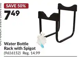 Princess Auto Water Bottle Rack with Spigot offer