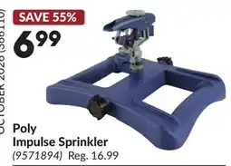 Princess Auto Poly Impulse Sprinkler offer