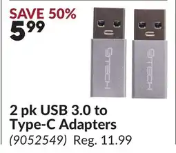 Princess Auto 2 pk USB 3.0 to Type-C Adapters offer