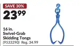 Princess Auto 16 in. Swivel-Grab Skidding Tongs offer
