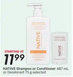 Sobeys Shampoo or Conditioner offer