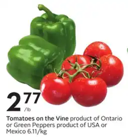 Sobeys Tomatoes on the Vine offer