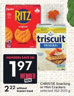 Sobeys Snacking or Mini Crackers offer