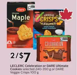 Sobeys Celebration or Ultimate Cookies selected 240-350 g or Veggie Crisps 100 g offer