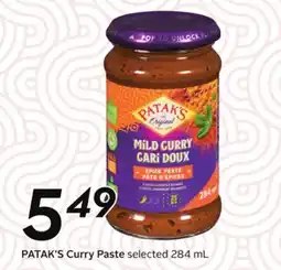 Sobeys Curry Paste offer
