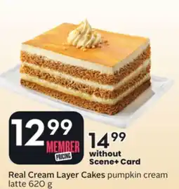 Sobeys Real Cream Layer Cakes offer