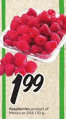 Sobeys Raspberries offer