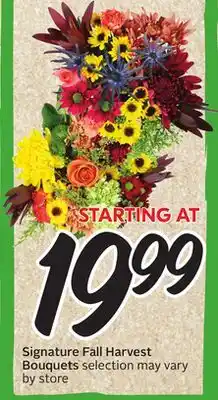 Sobeys Signature Fall Harvest Bouquets offer