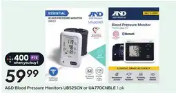 Sobeys Blood Pressure Monitors UB525CN or UA770CNBLE offer
