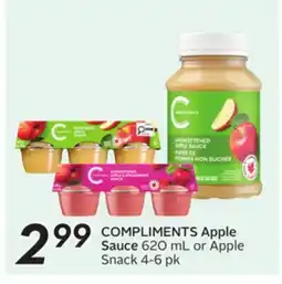 Sobeys COMPLIMENTS Apple Sauce offer